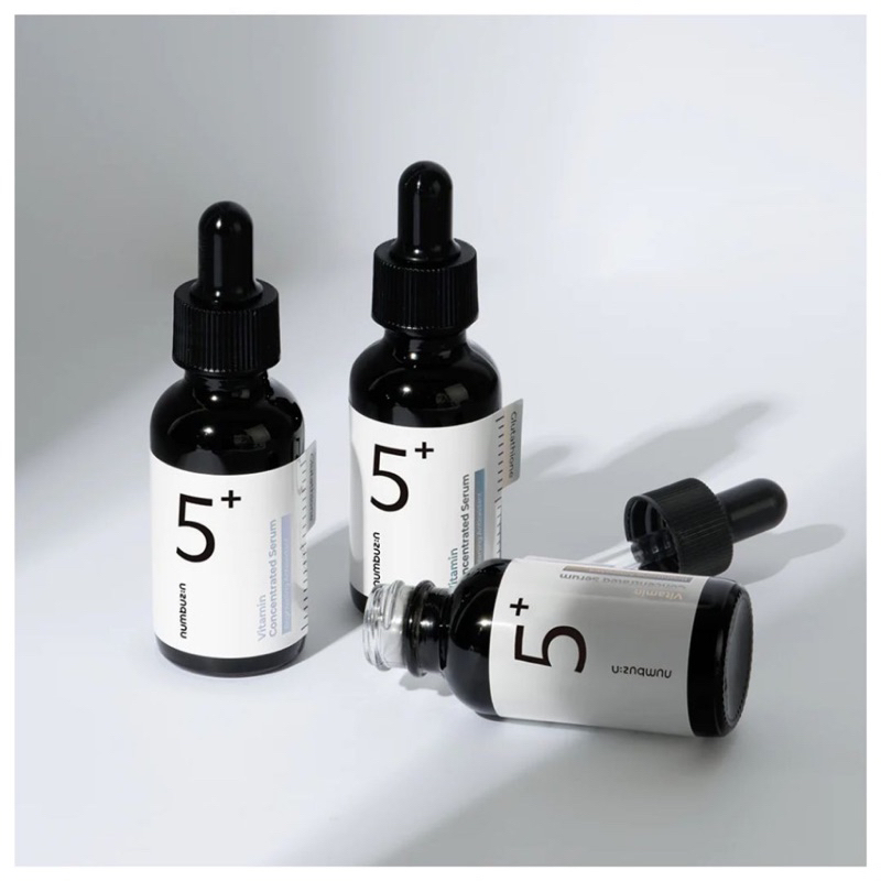 Tinh Chất Làm Dịu, Dưỡng Sáng Huyết Thanh Numbuzin No.5+ Vitamin Concentrated Serum 30ml