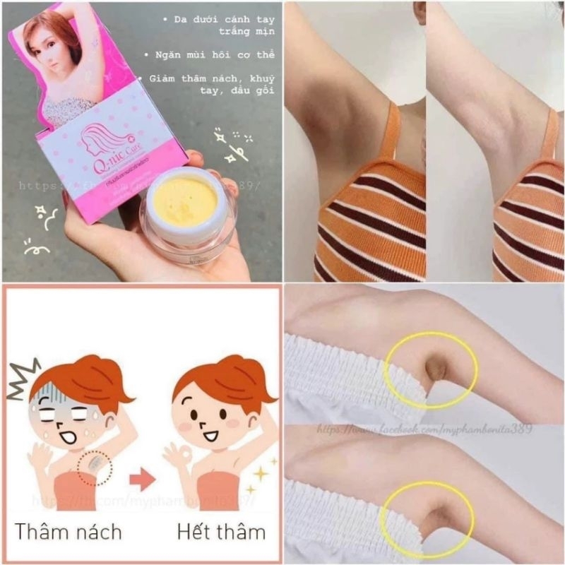 Kem Thâm Nách Qnic Care Thái Lan 15g
