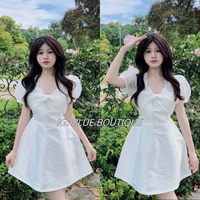 [Ảnh Thật / Sẵn] 🫧ĐẦM TAFTA TIỂU THƯ NƠ NGỰC *VER2*