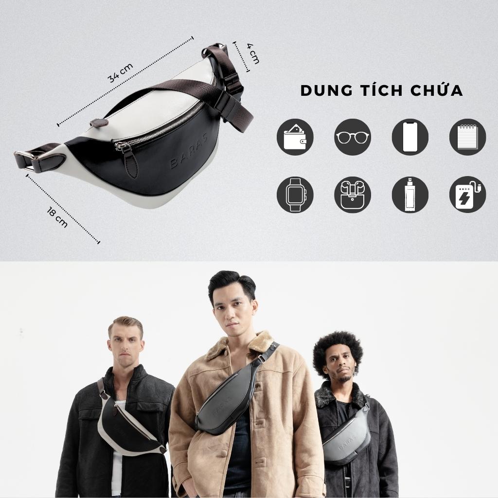 Túi đeo chéo da nam - Jaha Bag - BARAS VIETNAM - Túi đeo chéo thời trang