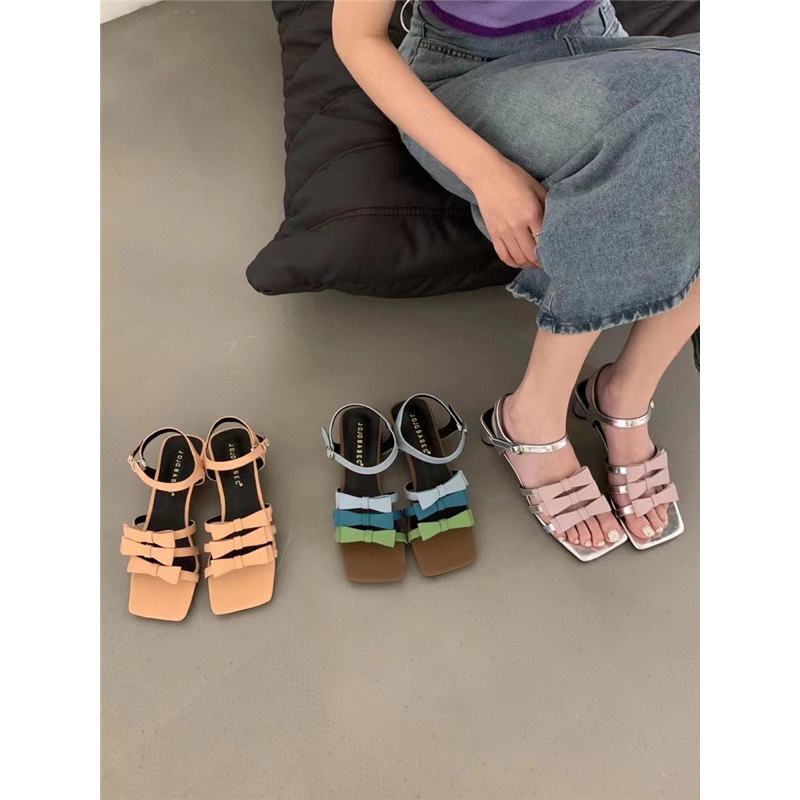 Cao got sandal 3P got tròn tam nơ