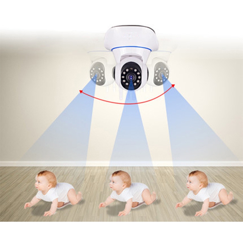 Camera Wifi Không Dây Yoosee 3 Râu FULL HD Hình Ảnh Sắc Nét, Xoay 360 Độ - Bảo Hành 12 Tháng