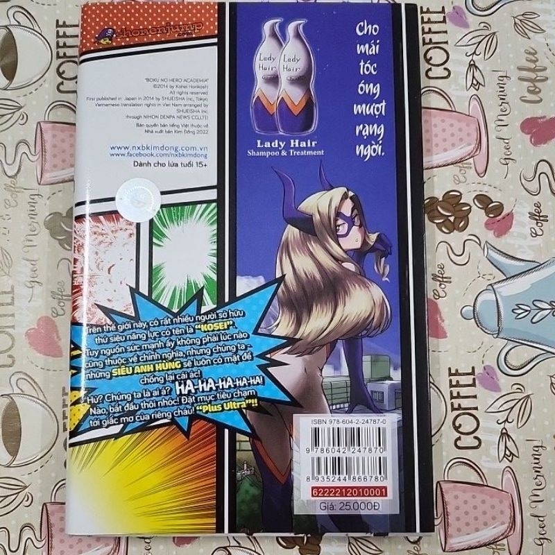 Học viện siêu anh hùng tập 1 ố vàng giấy