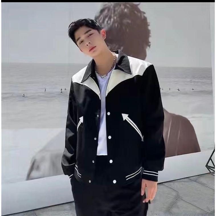 ÁO KHOÁC BOMBER NAM CHẤT DẠ - HD221568 TOP TREND 2023