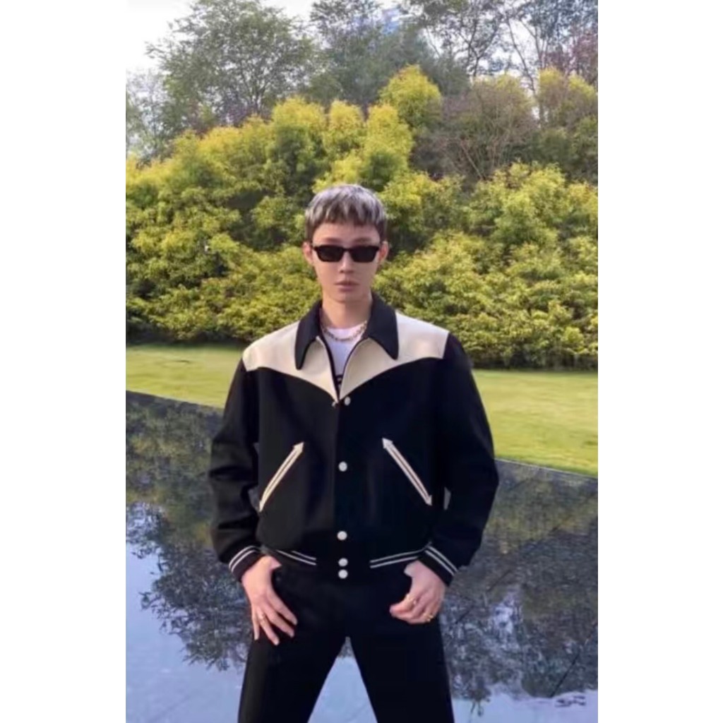 ÁO KHOÁC BOMBER NAM CHẤT DẠ - HD221568 TOP TREND 2023