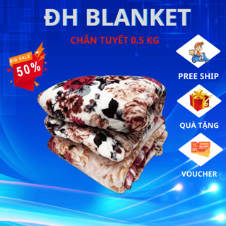 Chăn Bông Tuyết kích thước 1m6x2m Siêu Mềm Mại Loại Mỏng Nhẹ Đắp Máy Lạnh