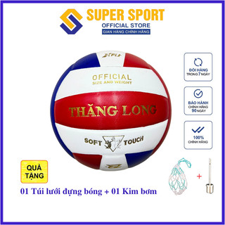  Bóng Chuyền Thăng Long DG 7700 Đỏ Chính Hãng Tiêu Chuẩn Thi Đấu - Tặng Túi Lưới Và Kim Bơm 