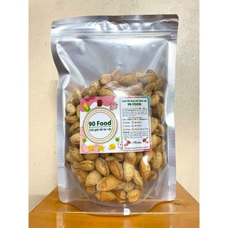Hạt hạnh nhân nhập khẩu 90 food túi zip 250g- 500g vỏ mỏng rang bơ thơm lừng đậm vị