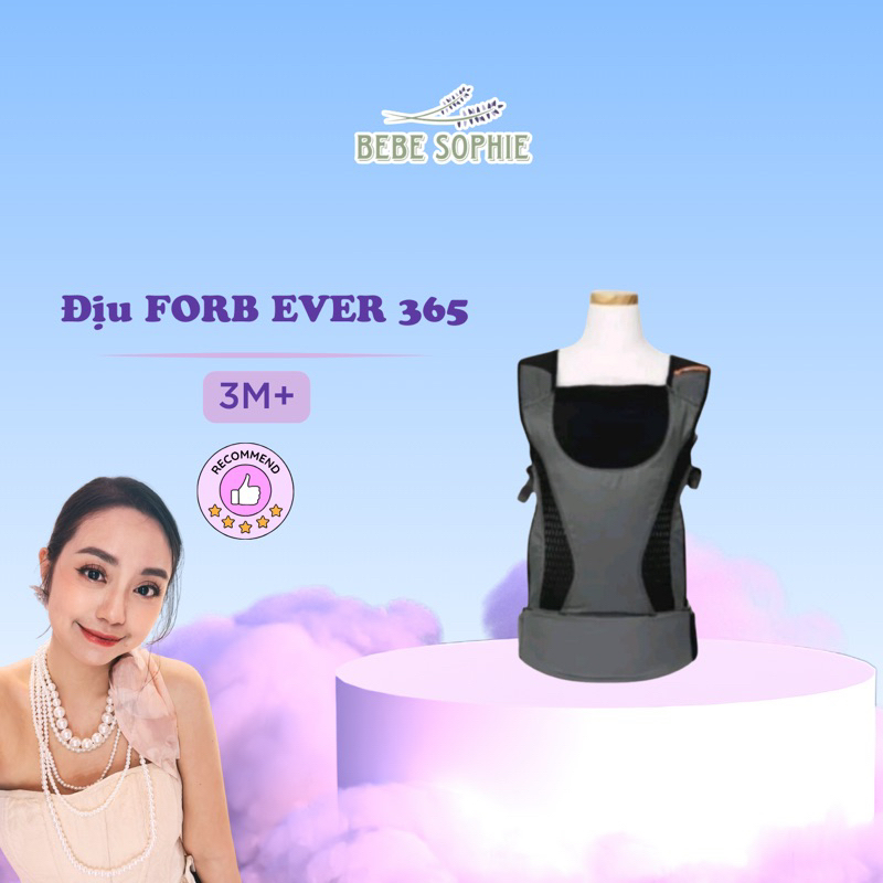 Hàng Auth- Địu ForB Ever 365 - Siêu nhẹ tiện lợi khi du lịch cùng bé và gia đình