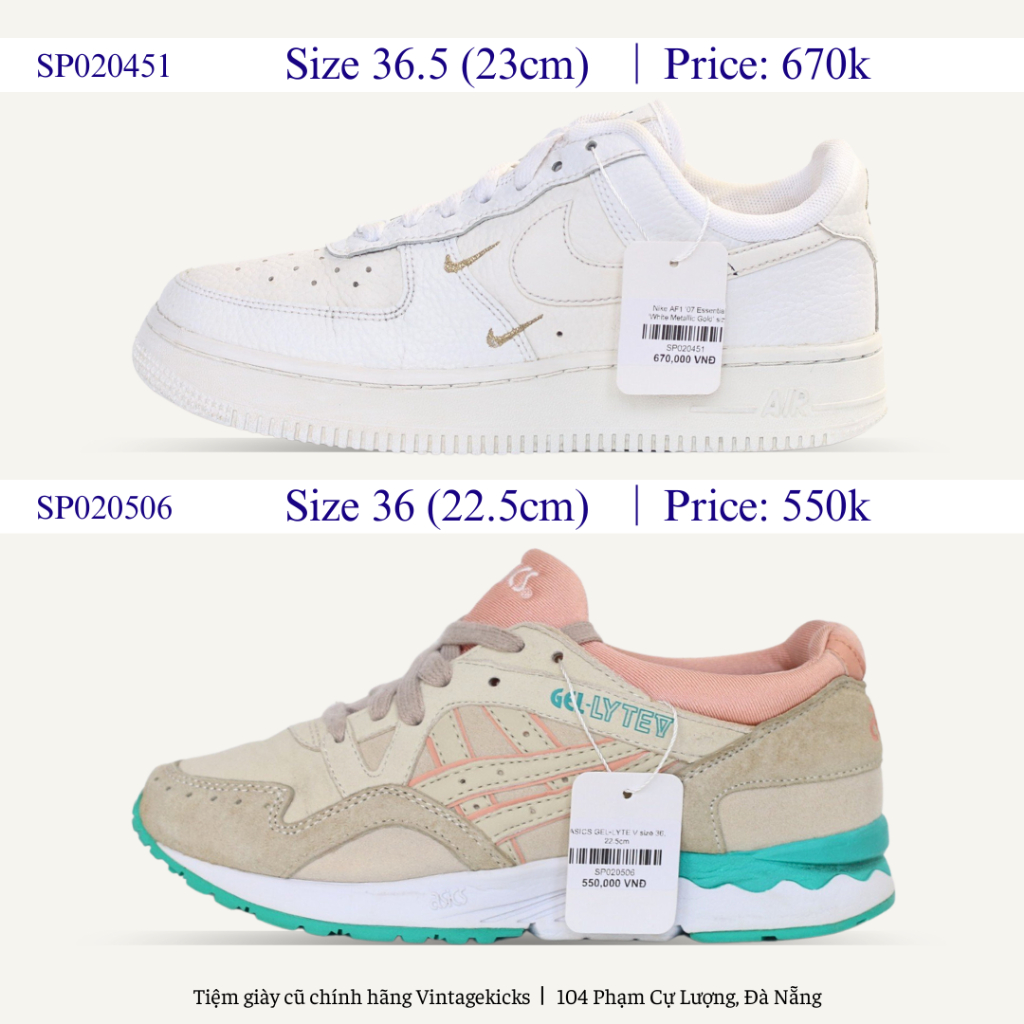 Giày 2hand thể thao Vintagekicks