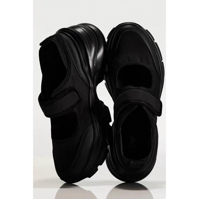 ORDER 🍃 ZR giày quai dán đế cao su mũi tròn viền 6cm 35-40