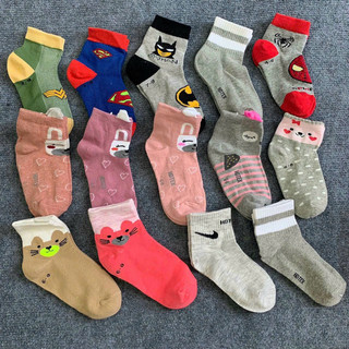 Tất bé trai bé gái cotton dệt dư xịn canifa