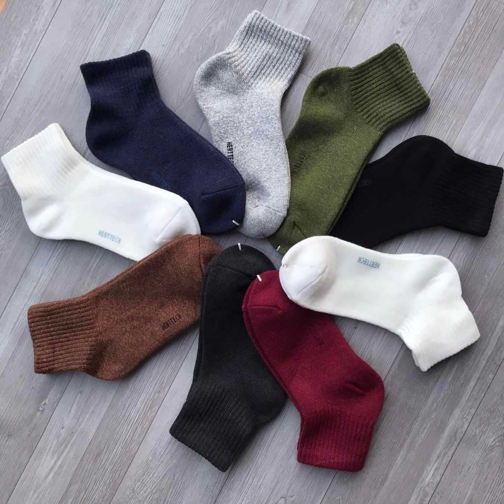 Tất vớ cổ ngắn Uni.ql0 siêu mịn loại 1 công nghệ heatech size 38-44