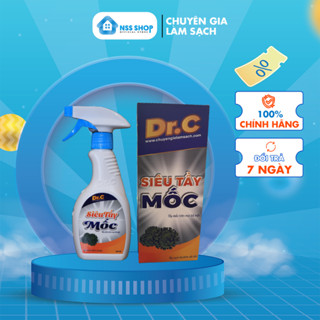 Siêu tẩy mốc Dr.C tẩy mốc gioăng cao su máy giặt, giúp quần áo trắng, không bào mòn, xịt là sạch chai 300ml - STM01