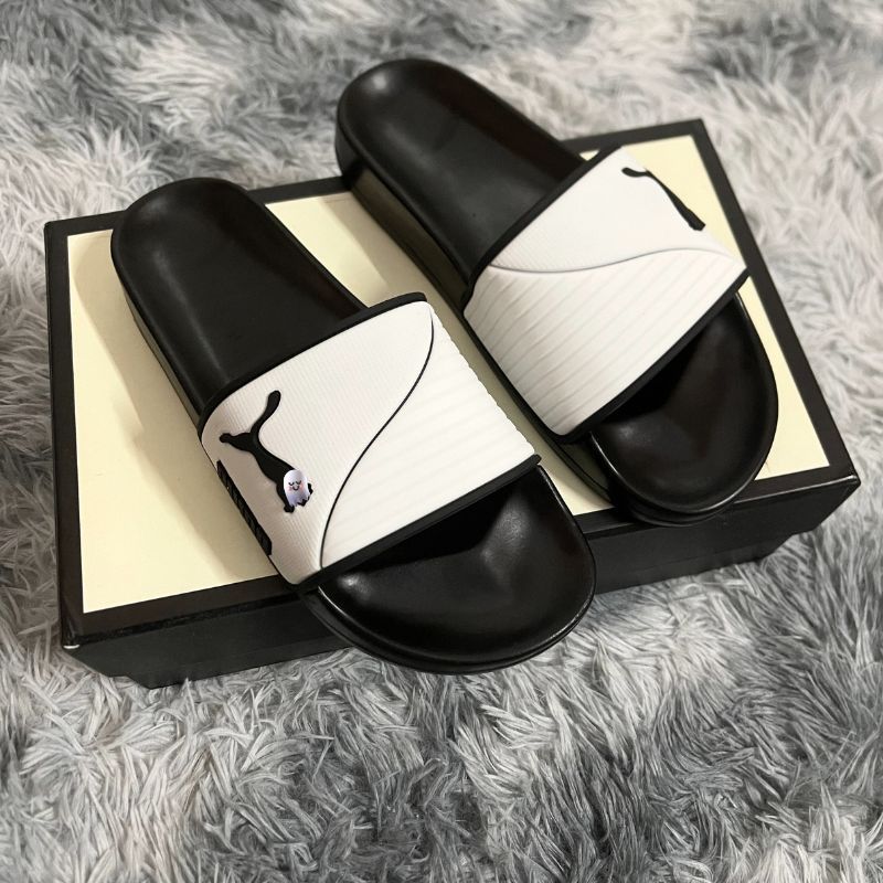 Dép nam quai ngang pu kiểu dáng thời trang năng động