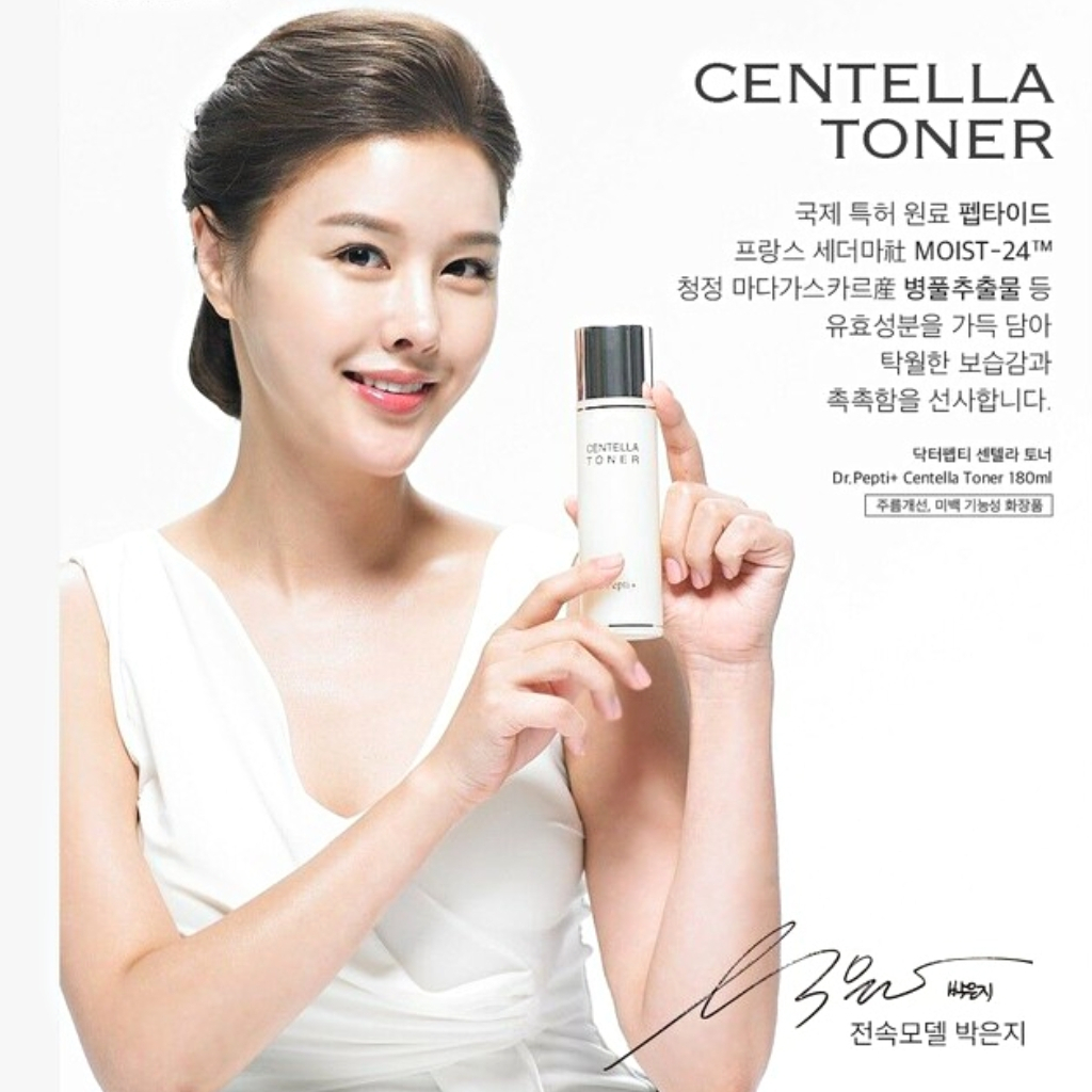 Nước Hoa Hồng Dr.Pepti+Centella Toner 180ml Hàn Quốc Giúp Se Khít Lỗ Chân Lông, Dưỡng Da Căng Bóng