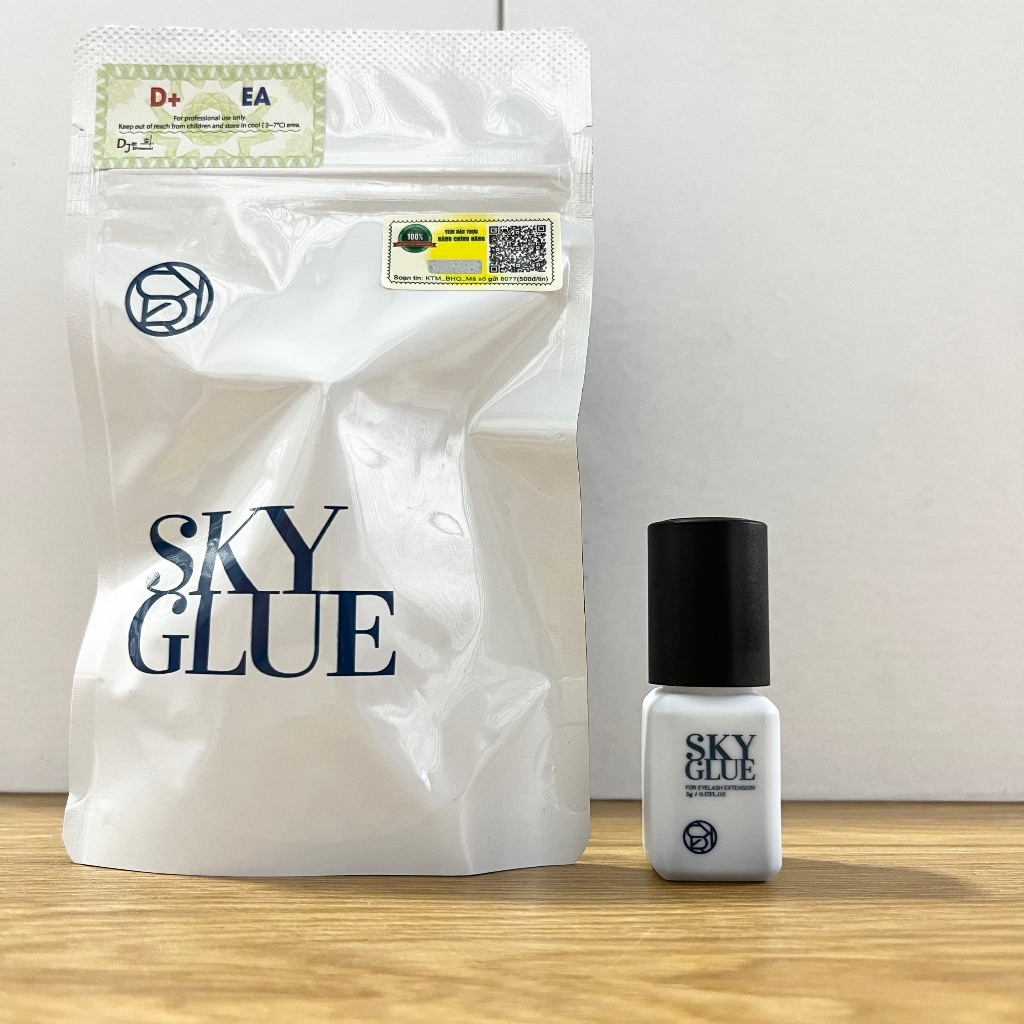 Keo nối mi sky D+ Dụng Cụ Nối Mi Chính Hãng_5gr_tại fan_mi khay_ Thiên Ngọc Mi