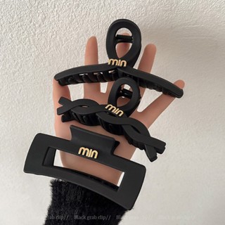 Set 3 kẹp tóc càng cua hàn quốc Minmin Chất liệu nhựa nhám cao cấpFREESHIPCombo 3 kẹp tóc cho nữ phong cách sang chảnh