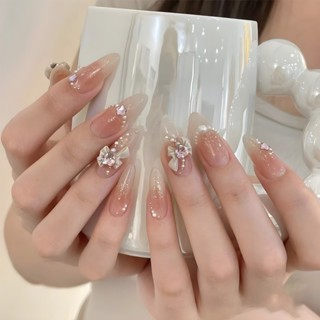  Nails Box cao cấp 24 móng đính đá xinh xắn mã 493 