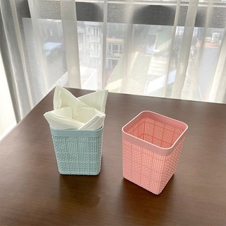 Giỏ đựng khăn giấy, giỏ giấy vuông, giỏ đựng khăn giấy chất liệu nhựa bền đẹp