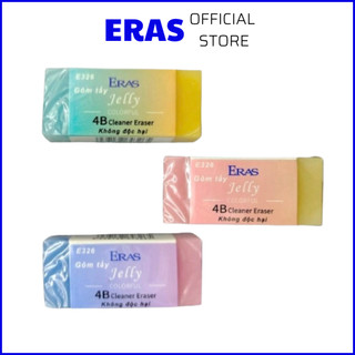 Tẩy bút chì jelly 4b eras e326, gôm tẩy bút chì cao cấp - dụng cụ học sinh, văn phòng