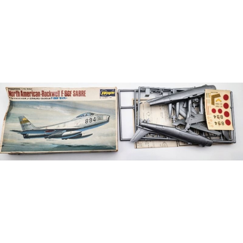 Mô hình quân sự, 1: 72, HASEGAWA , Japan, máy bay North American-Rockwell F-86F Sabre