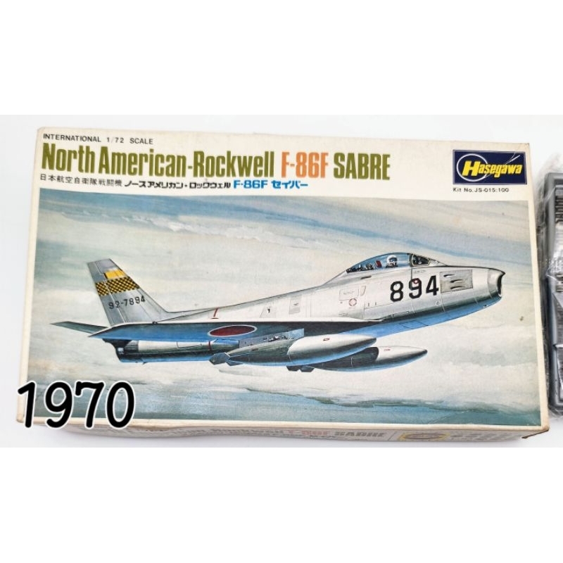 Mô hình quân sự, 1: 72, HASEGAWA , Japan, máy bay North American-Rockwell F-86F Sabre