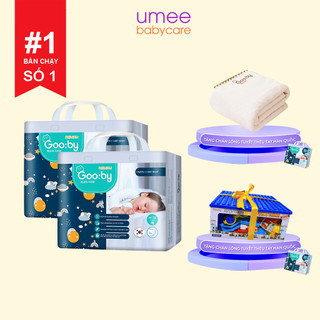 Combo 2 Bịch Tã/bỉm Quần Gooby Premium chống trào đến 12h size M/L/XL