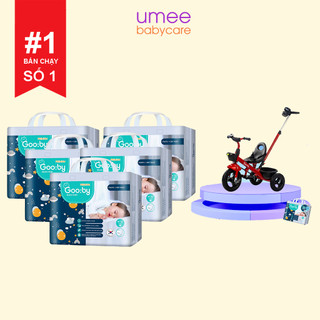 Combo 5 Bịch Tã/bỉm Quần Gooby Premium chống trào đến 12h size M/L/XL
