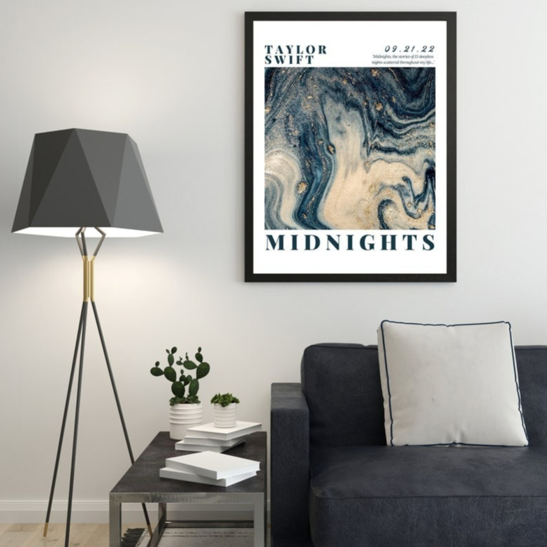 TRANH TREO TƯỜNG ⭐️ Taylor Swift Midnights - Poster Dán - Ảnh Decal Trang Trí Decor Nhà Cửa - Có Cán Bảo Vệ Hình Ảnh