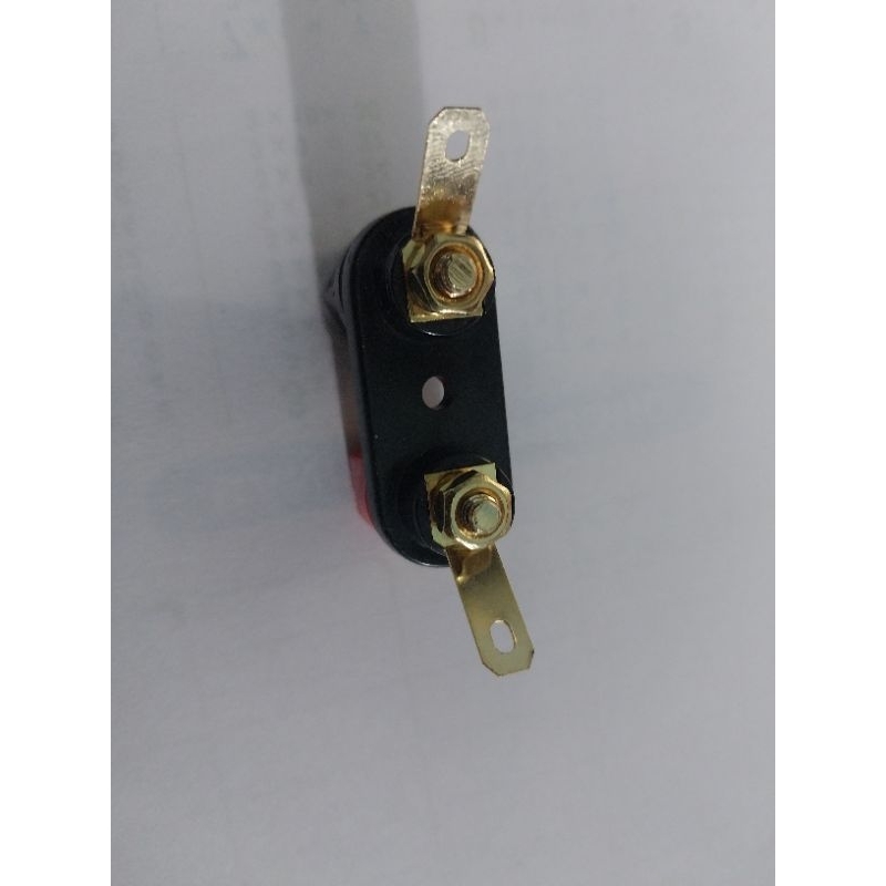 Trạm loa -Cọc loa đôi hai màu đỏ đen