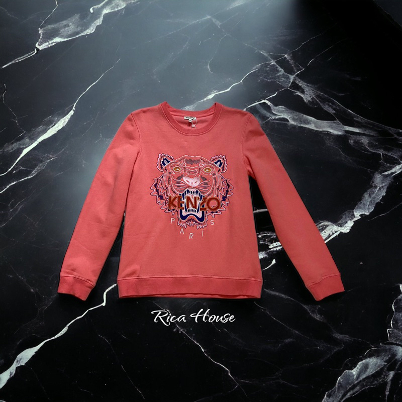 •Áo Sweater Kenzo nữ màu hồng nữ tính•