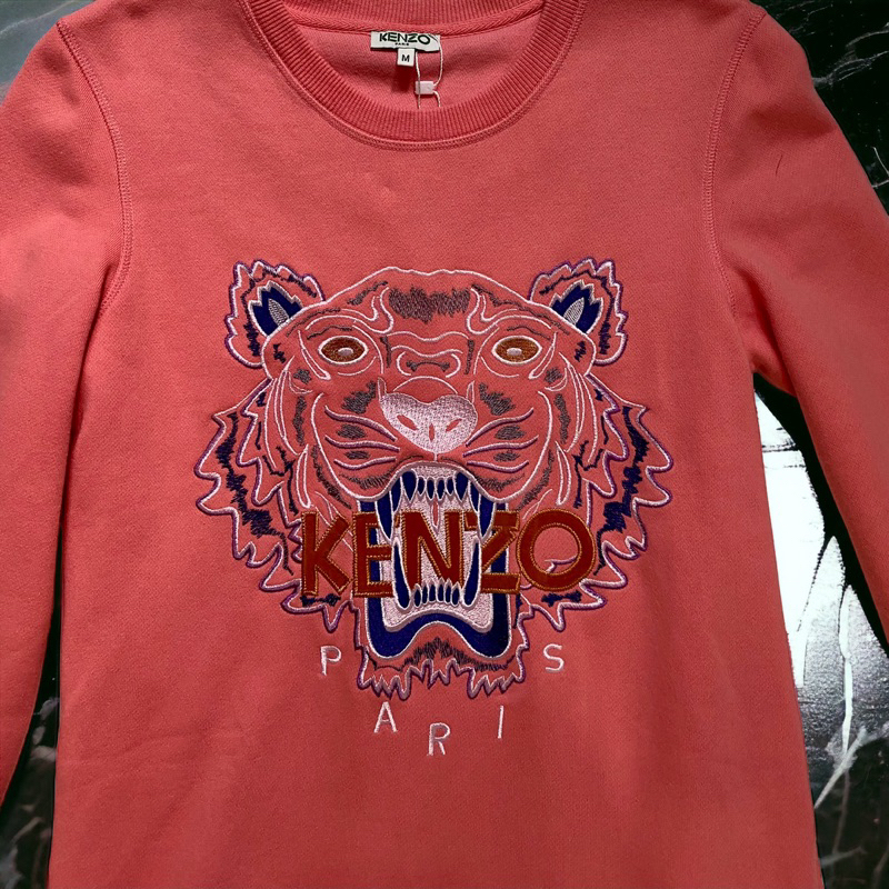 •Áo Sweater Kenzo nữ màu hồng nữ tính•