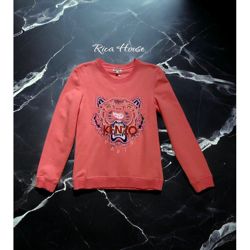 •Áo Sweater Kenzo nữ màu hồng nữ tính•