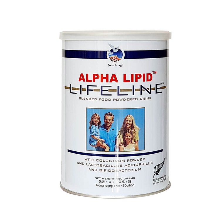 1 Lon Sữa non Alpha Lipid Lifeline 450G Từ New Zealand Hàng Nhập Khẩu