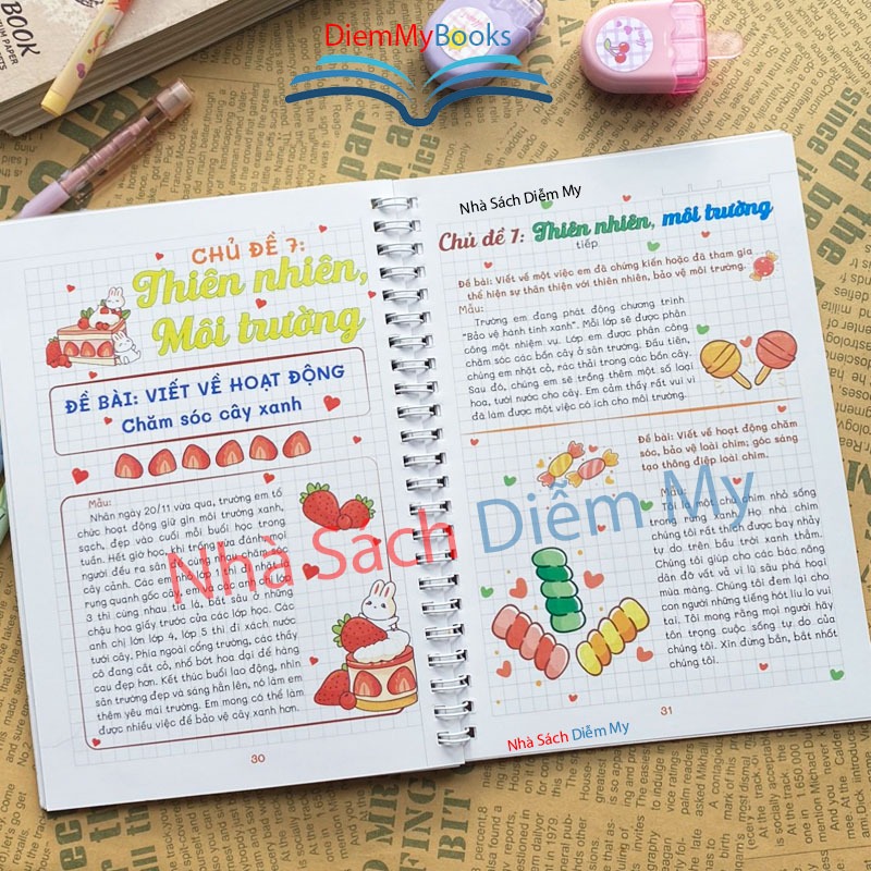 Sách Lớp 2,3- Takenote Tập Làm Văn Lớp 2 và 3 A5 Kích Thước 14.5x20.5 Cm