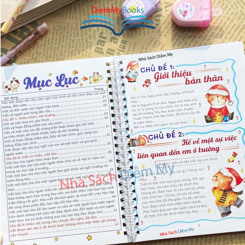 Sách Lớp 2,3- Takenote Tập Làm Văn Lớp 2 và 3 A5 Kích Thước 14.5x20.5 Cm