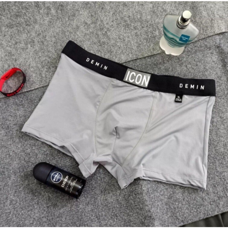 Combo 5 Quần sịp đùi nam icon thun lạnh cao cấp, quần lót boxer nam icon Co dãn 4 chiều Loại 1