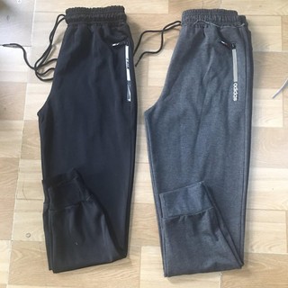 Quần jogger thun có khóa kéo