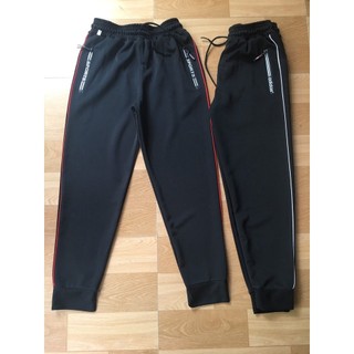 Quần jogger thun có khóa kéo
