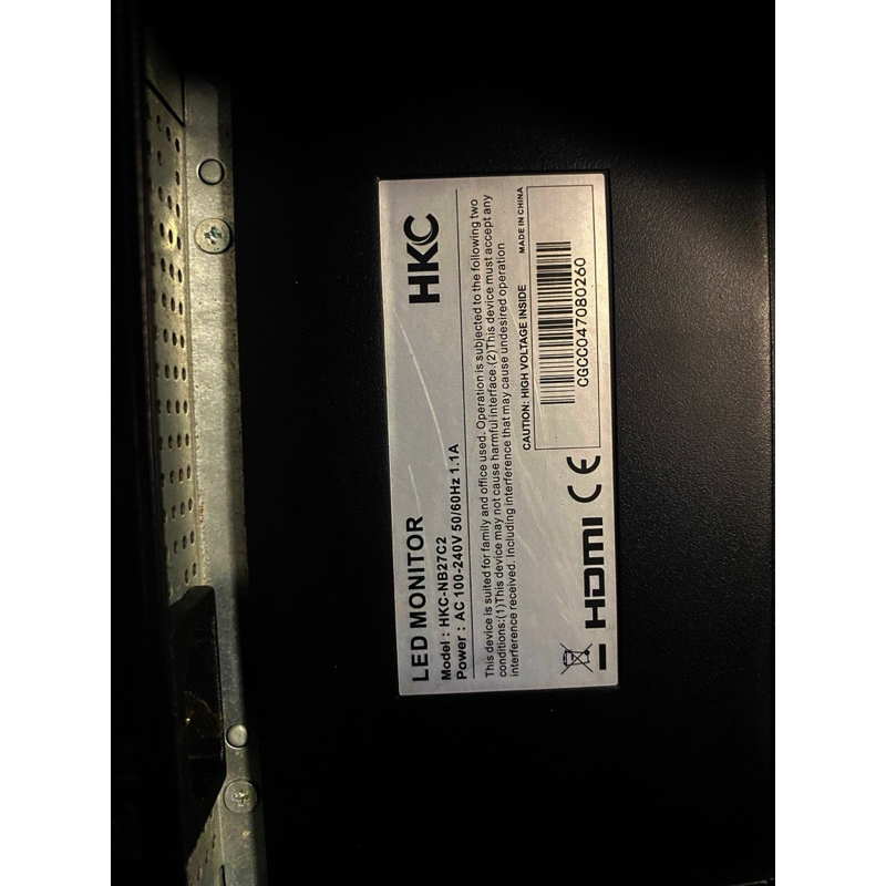 Màn hình cong HKC NB27C2 FHD 27" 144Hz