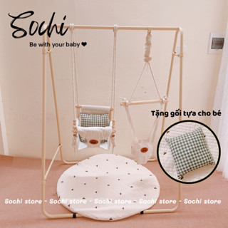 Xích đu nhún nhảy OME chính hãng [Tặng gối tựa cao cấp ]