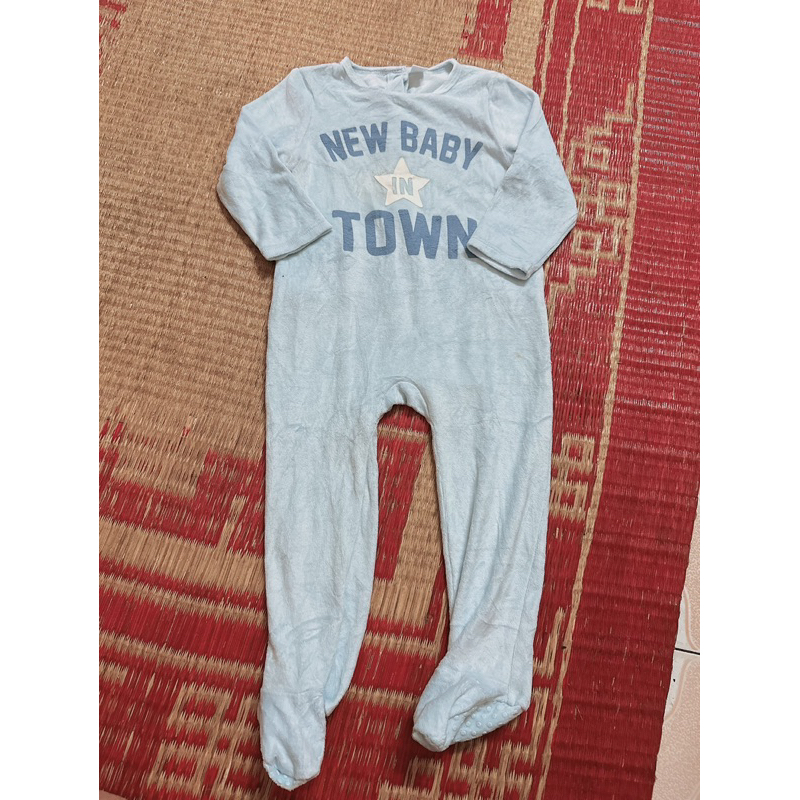 Sleepsuit bộ body dài tay nỉ, nhung, nỉ băng lông xuất dư các hãng cho bé trai và bé gái