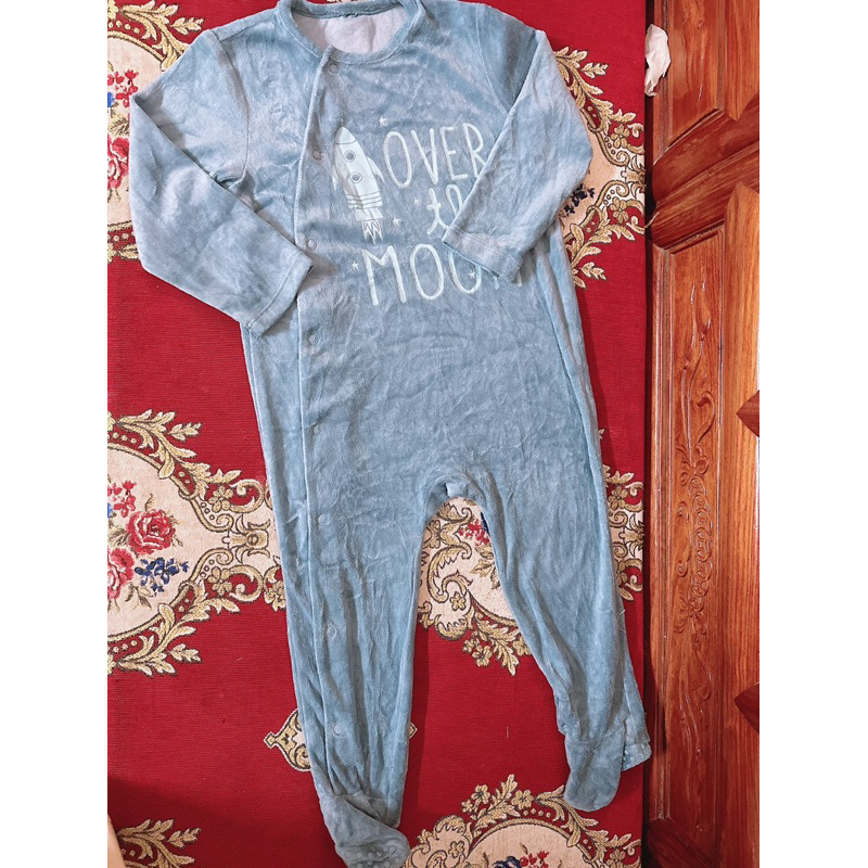 Sleepsuit bộ body dài tay nỉ, nhung, nỉ băng lông xuất dư các hãng cho bé trai và bé gái