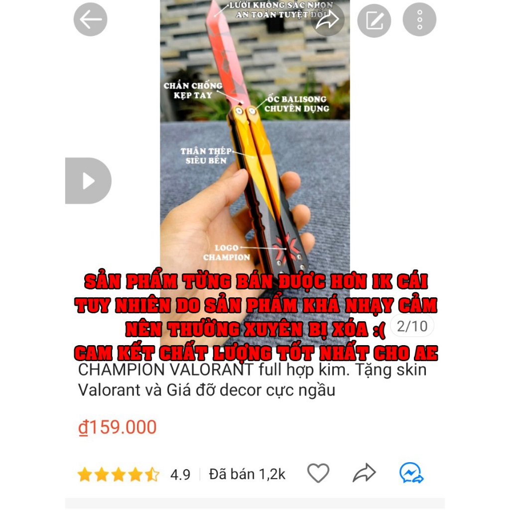 Phần thưởng cho nhà vô địch Champion Valorant full hợp kim