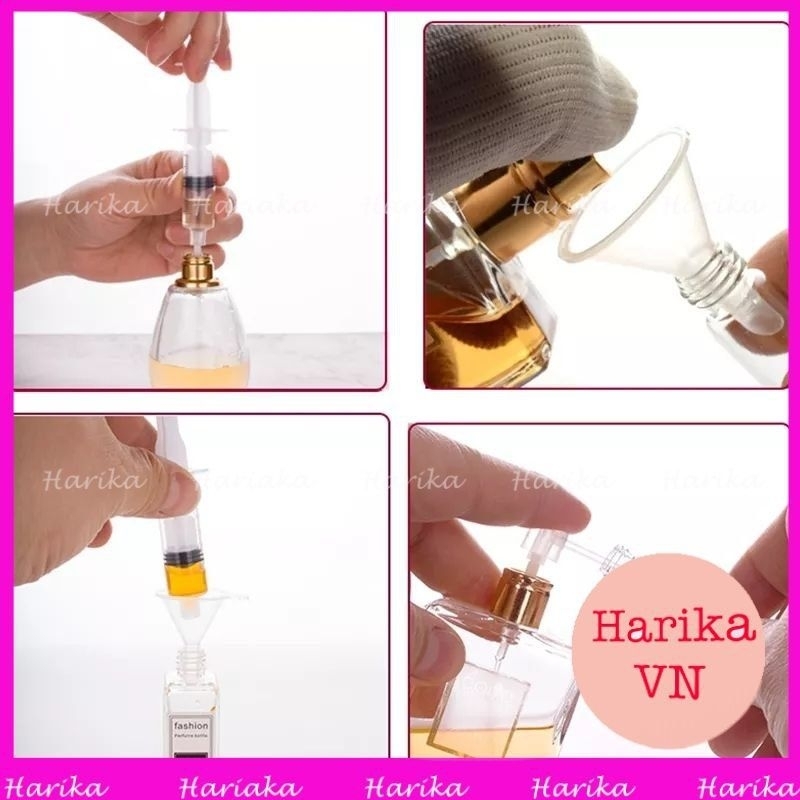 Vòi chiết nước hoa, tinh dầu chuyên dụng từ chai nước hoa lớn sang vỏ chai nước hoa mini Harika HK152