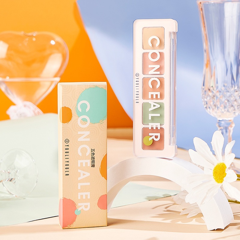 Kem Che Khuyết Điểm CONCEALER 5 Màu Độ Che Phủ Cao Không Thấm Nước Lâu Trôi