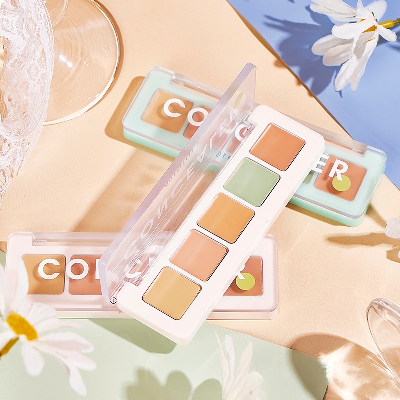 Kem Che Khuyết Điểm CONCEALER 5 Màu Độ Che Phủ Cao Không Thấm Nước Lâu Trôi
