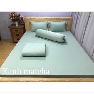 Áo bọc nệm 2 mặt có khóa kéo vải thun lạnh cao cấp, áo bọc nệm cao su 2 mặt