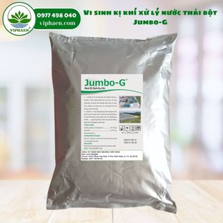 [Hiệu quả] Men vi sinh Jumbo G, Men vi sinh kị khí xử lý nước thải (Bao 5 kg)